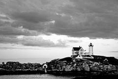Nubble (Cape Neddick) Lighthouse Before Storm